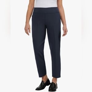 Kirkland Signature Ladies Ankle Pants Blue Medium Lightweight Pull On Pant NWT